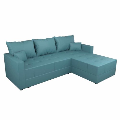 Univerzális ülőgarnitúra, petrolkék, DUAN ROH | Kék | Szövet