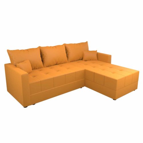 Univerzális ülőgarnitúra, mustársárga, DUAN ROH | Sárga | Szövet