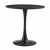 Étkezőasztal, fekete, átmérő 80 cm, REVENTON NEW | Fekete | Fém