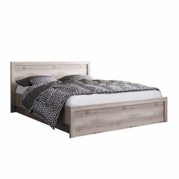   Ágy tárhellyel, 160x200, nairobi gesztenye, JESI NEW | Barna | Faforgács