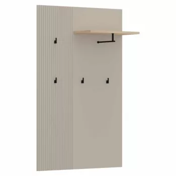   Akasztópanel 85, szürkésbarna Taupe/silverjack tölgy, DOMCA | Szürke | Faforgács