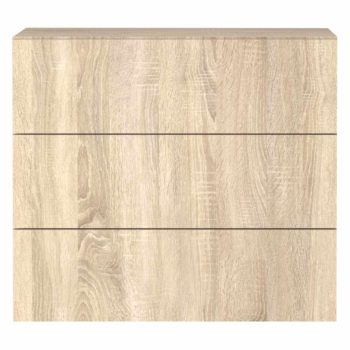 Komód, sonoma tölgy, VERTIO KOM3S | Barna | Faforgács