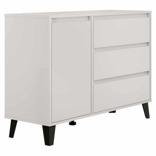 Komód, cashmere, BOGAN NEW 1D3S | Bézs | Faforgács