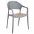 Rakásolható szék, szürke/bézs, LADIS | Szürke | Műanyag
