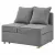 Kihúzható kanapé, szürke, OSVALDO | Szürke | Szövet