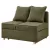 Kihúzható kanapé, zöld, OSVALDO | Zöld | Szövet