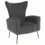 Relaxfotel, szürke Velvet szövet, BARET | Szürke | Szövet