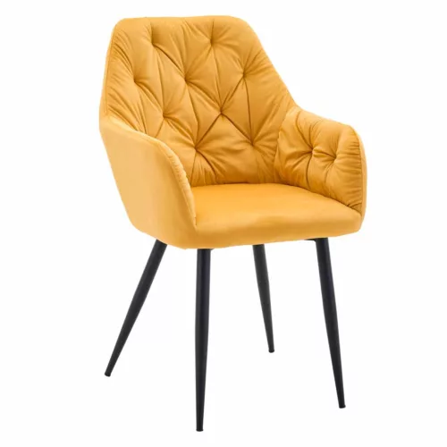 Design fotel, sárga Velvet szövet, VERIO NEW | Sárga | Szövet