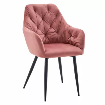   Design fotel, sötét rózsaszín Velvet szövet, VERIO NEW | Rózsaszín | Szövet