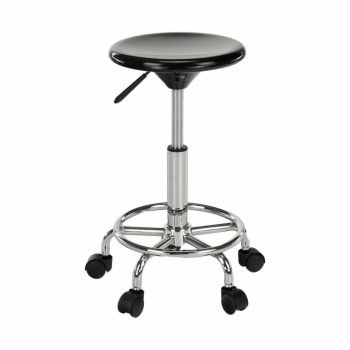 Szék, fekete/króm, MABEL 4 NEW | Fekete | Műanyag