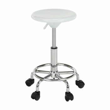 Szék, fehér/króm, MABEL 4 NEW | Fehér | Műanyag