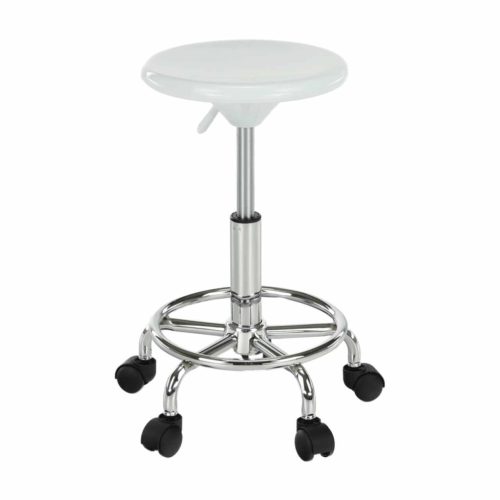 Szék, fehér/króm, MABEL 4 NEW | Fehér | Műanyag