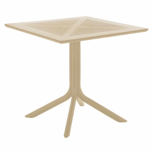 Kerti asztal, szürkésbarna Taupe, DENTON NEW | Szürke | Műanyag