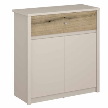 Komód, kasmír/evoke tölgy, KAROS 2D1S | Bézs | DTD