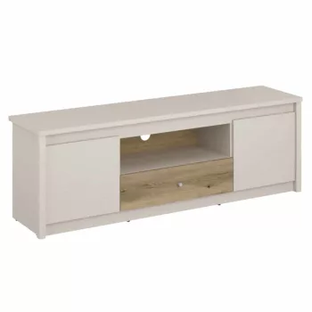 TV-állvány, kasmír/evoke tölgy, KAROS 2D1S | Bézs | DTD