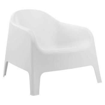   Rakásolható fotel, fehér, műanyag, SOKRA NEW | Fehér | Műanyag