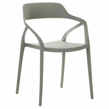 Rakásolható szék, szürke, ALFIO | Szürke | Műanyag