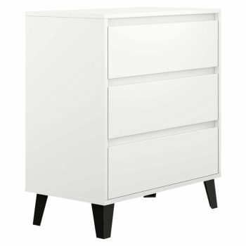Komód, fehér, BOGAN NEW 3S70 | Fehér | Faforgács