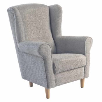   Füles fotel, szürke szövet Coral, CHARLOT | Szürke | Szövet
