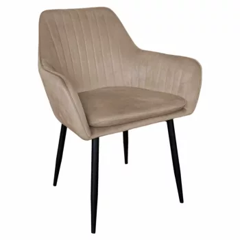   Dizájnos fotel, szürkésbarna Taupe Velvet anyag, ZIRKON NEW | Barna | Szövet