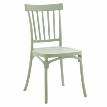   Rakásolható szék, olívazöld, SAZEN NEW | Zöld | Műanyag