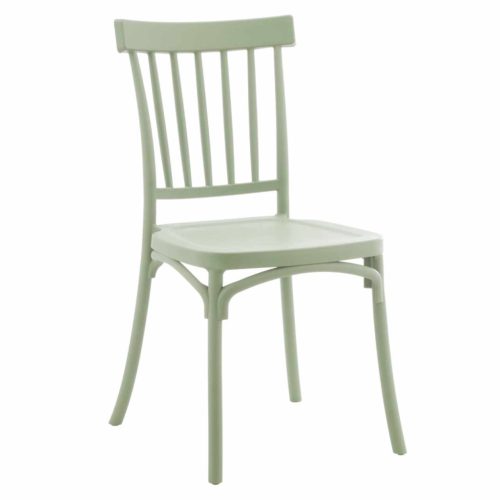 Rakásolható szék, olívazöld, SAZEN NEW | Zöld | Műanyag