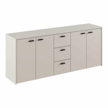 Kombinált komód, kasmír, HUGOS 180 | Bézs | Faforgács