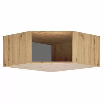  Sarokszekrény-bővítmény korpusz, artisan tölgy, KREO | Barna | DTD