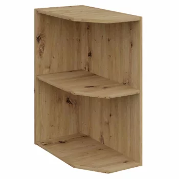   Alsó sarokszekrény, artisan tölgy, FRISBO/ARSANY 30 D ZAK BB | Barna | Faforgács