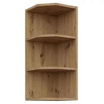   Felső sarokszekrény, artisan tölgy, FRISBO/ARSANY 30 G-72 ZAK | Barna | Faforgács