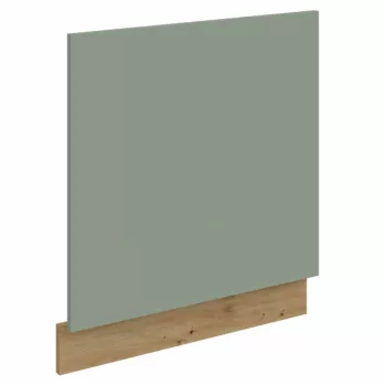   Mosogatógép ajtó, aquamarine/artisan tölgy, ARSANY ZM 570x596 | Zöld | Faforgács