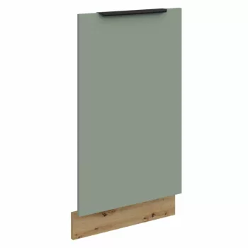   Mosogatógép ajtó, aquamarine/artisan tölgy, ARSANY ZM 713x446 | Zöld | Faforgács