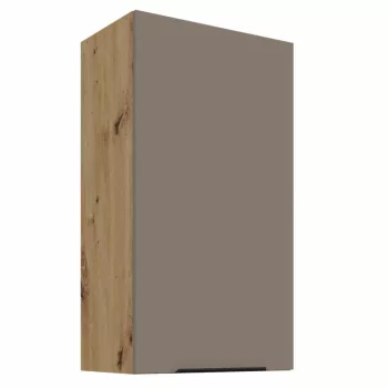   Felső szekrény, sandgrau/artisan tölgy, FRISBO 50 G-90 1F | Bézs | Faforgács