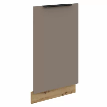   Mosogatógép ajtó, sandgrau/artisan tölgy, FRISBO ZM 713x446 | Szürke | Faforgács
