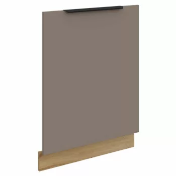   Mosogatógép ajtó, sandgrau/artisan tölgy, FRISBO ZM 713x596 | Szürke | Faforgács