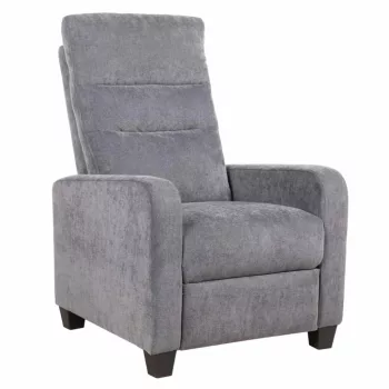 Relaxáló fotel, szürke, TURNER NEW | Szövet | 93.0
