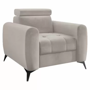 Fotel, bézs Taupe, BARELO | Szövet | 96.0
