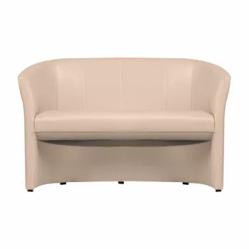 Duplafotel, textilbőr, bézs színű, CUBA