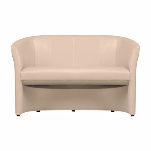 Duplafotel, textilbőr, bézs színű, CUBA