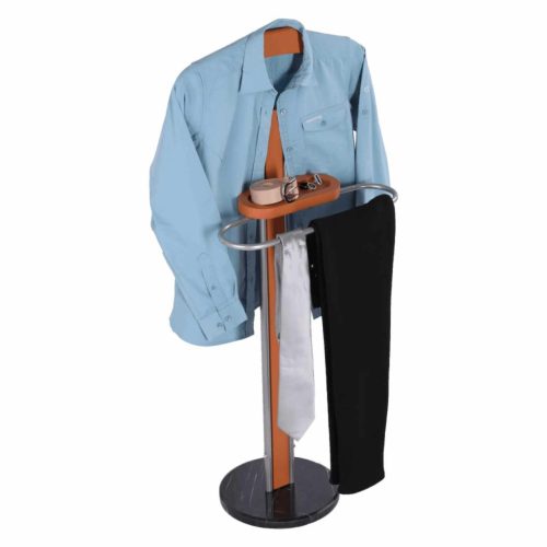 Fogas, ezüst fém + bükkfa, LUKE