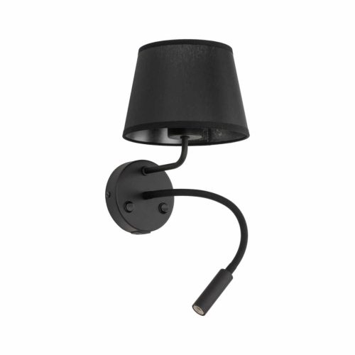 TK LIGHTING WALL LAMP MAJA 10203 1XE27+1XG9 BLACK