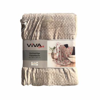 VIVA Takaró szívecskés, 150 x 200 cm, bézs, 154709