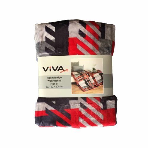 VIVA Takaró  mintás, sötét alapon,  150 x 200 cm, 154750