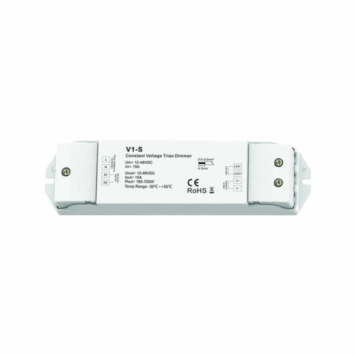 V1-S 1 CHANNEL TRIAC RF DIMMER FOR DISTR. BOX