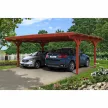 SKANHOLZ Dupla garázs polikarbonát tetővel 428x541cm , SH246