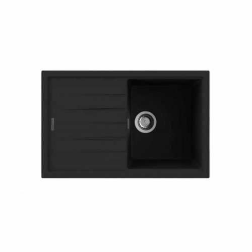 NODOR - Mosogatótálca NorGranite 78.50 1B 1D BK fekete