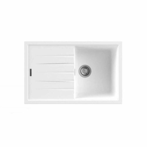 NODOR - Mosogatótálca NorGranite 78.50 1B 1D WH fehér