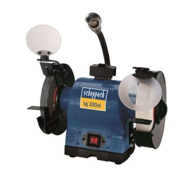   SCHEPPACH Kettős köszörű fehér korongal 550 W, BG 200 AL