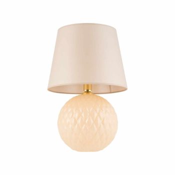 TK LIGHTING TABLE LAMP SANTANA 5591 1XE27 ECRU