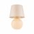 TK LIGHTING TABLE LAMP SANTANA 5591 1XE27 ECRU
